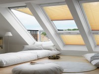 Шторы плиссе на наклонные окна (угол наклона до 60°)