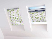 Шторы плиссе на наклонные окна (угол наклона до 60°)