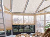 Шторы плиссе с ручкой управления на потолочные окна (до 90°)