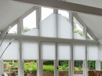 Шторы плиссе с ручкой управления на потолочные окна (до 90°)