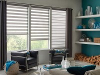 Рулонные шторы Зебра для пластиковых окон